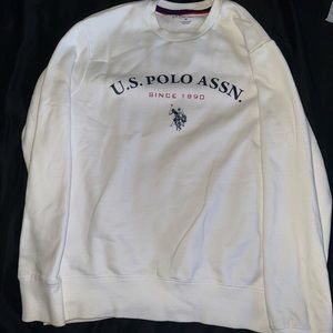 Polo crew neck sweatshirt